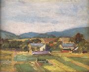 Egon Schiele Landscape in Lower Austria (mk12) Sweden oil painting artist